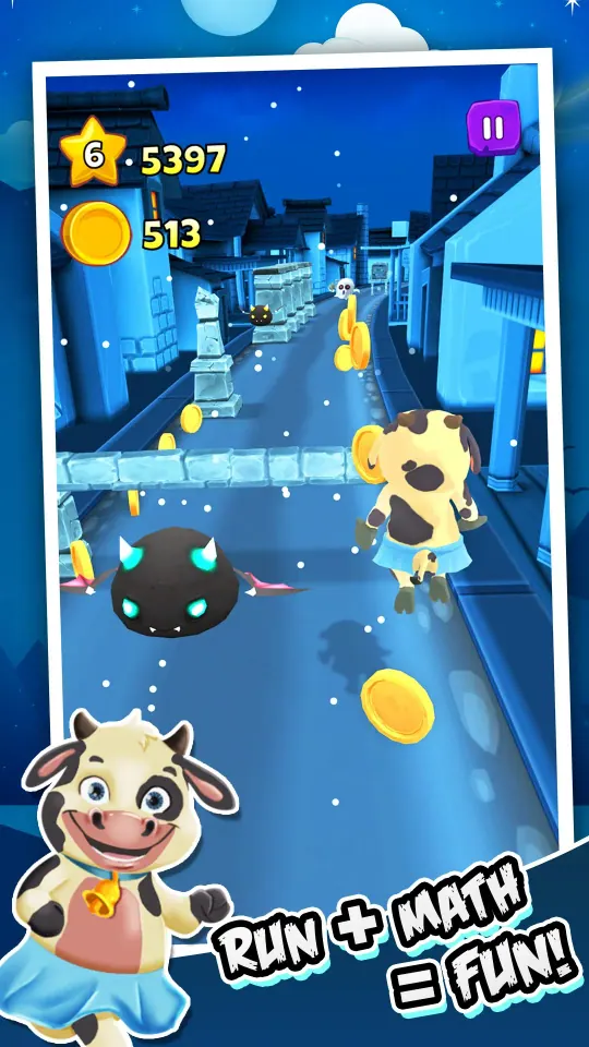 Toon Math: Endless Run and Math Games screenshot 3