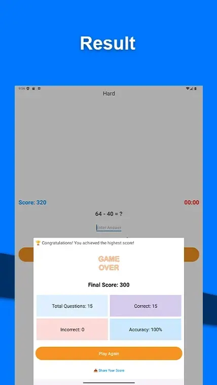 Math Challenge - Brain Exercise screenshot 15